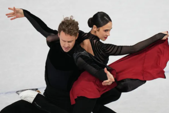 Ilia Malinin celebrates U.S. figure skating Olympic gold medal