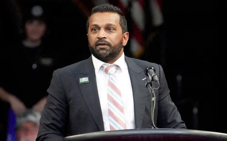 FBI Director Kash Patel speaking about crime reduction and agency reforms during his first year in office