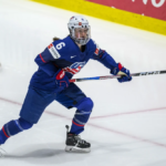 Rory Guilday prepares to play for the U.S. Olympic women’s hockey team after overcoming chemotherapy and vision challenges.