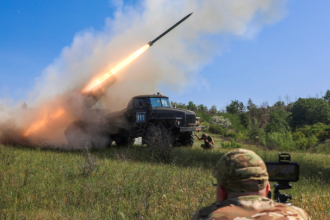 Ukrainian soldiers on front line as Russia Ukraine war enters fifth year