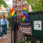 Stonewall Pride flag removal at Stonewall National Monument in New York City