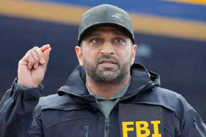 Susie Wiles speaking during a political event amid FBI investigation controversy