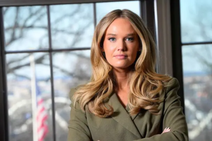 Tricia McLaughlin speaking as DHS spokesperson