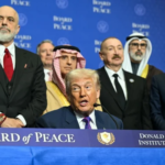 Donald Trump speaking at Georgia steel factory about tariffs and Supreme Court case