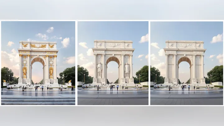 White House defends Trump’s proposed 250 foot Independence Arch near Lincoln Memorial