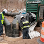 Donald Trump addressing Potomac River sewage spill dispute