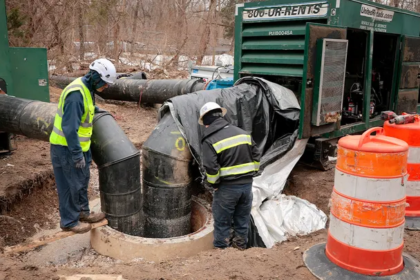 Donald Trump addressing Potomac River sewage spill dispute