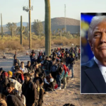 Border Patrol agents monitoring the US southern border after enforcement crackdown