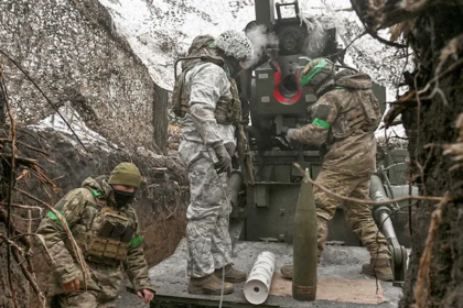 President Donald Trump speaking about foreign policy strategy as the Ukraine war continues