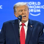 Vice President JD Vance speaking to reporters before boarding Air Force Two