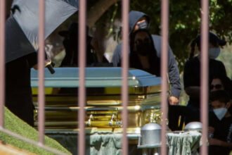 Mexican drug lord El Mencho buried in golden coffin