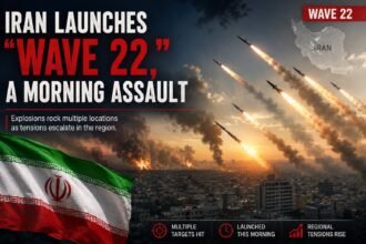 Iran Wave 22 attack targeting U.S. military positions in Kuwait and Iraq