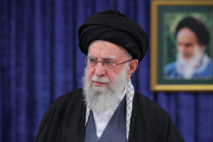 Front page of Washington Post featuring obituary of Ayatollah Ali Khamenei