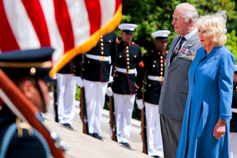 King Charles and Queen Camilla Visit 9 11 Memorial in New York