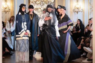 Paris hosts its first Modest Fashion Week, featuring global designers who present floral dresses, flowing silhouettes, and inclusive modest style on the runway.