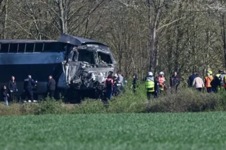 One dead as train travelling 99mph collides with lorry in France