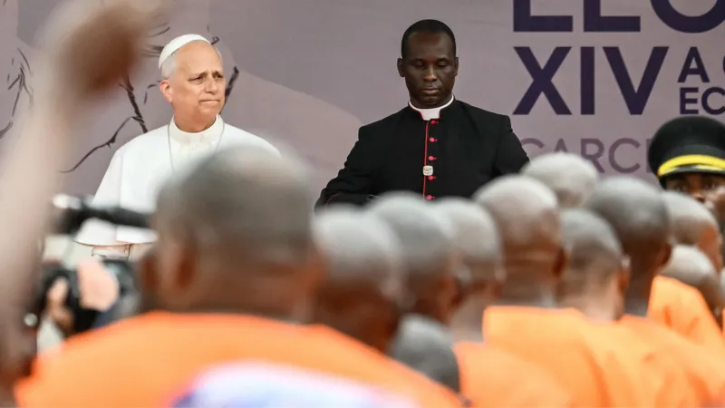 Pope Leo speaks on justice reform and human dignity during his Equatorial Guinea visit, highlighting prison conditions and calling for fair treatment of inmates.