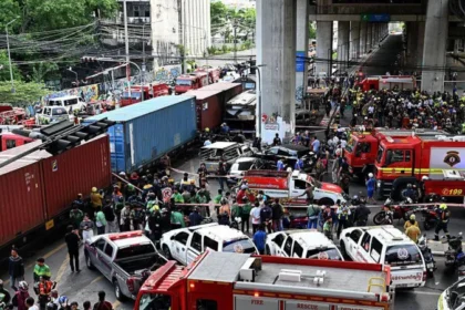 Driver of crashed train tested positive for drugs, Thai police say