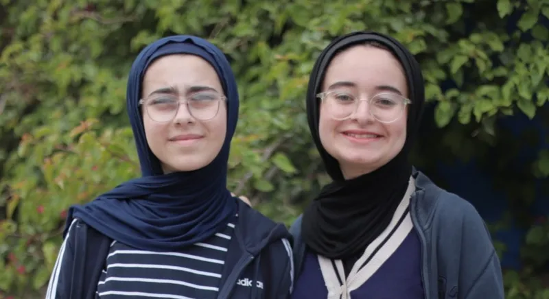 Gaza teenage sisters win an environmental award for turning war rubble into reusable bricks, aiming to support local