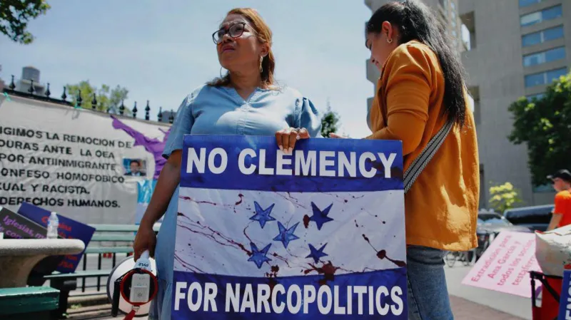 Former Honduran President Juan Orlando Hernández speaks out after receiving a controversial pardon from Donald Trump while serving a US prison