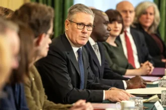 Keir Starmer faces pressure after poor election results and rising internal Labour party unrest, while potential leadership challenge discussions grow within the party.