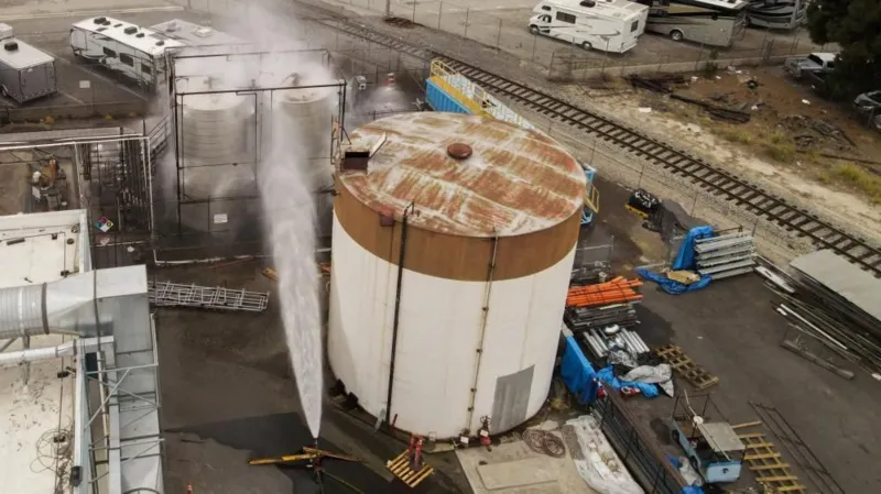 chemical tank safety update Garden Grove