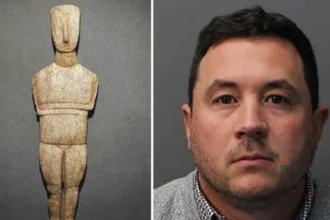Attempt to Sell Rare Looking Statues Andrew Crowley, aged 46 from Longwell Green in Bristol, contacted Sotheby’s in London between November 2022 and July 2023. He asked them to value four items, including three Cycladic figures and one Anatolian stargazer statue. He said the pieces came from his grandfather’s inheritance. If authentic, the collection could have been worth around six hundred and eighty thousand pounds based on previous market sales. Fake Documents Raised Suspicion Crowley provided invoices that were meant to look like they were created in 1976. The papers were designed to support the history of the statues and strengthen their value. However, forensic specialists examined the documents and found that the printing method used was not available until 2001. This major mismatch revealed that the paperwork was not genuine. The documents also included old style design features such as antique dealer logos and even a nine pence stamp to make them look authentic. Court Findings and Judgment The court heard that Crowley believed the statues themselves were real and inherited. The main issue was the false paperwork used to support their origin and value. The judge stated that the dishonesty centered on the forged documents rather than the objects themselves. The valuation of the items was also reduced in court to three hundred and forty thousand pounds due to uncertainty about their authenticity. Sentencing Outcome Southwark Crown Court delivered a suspended prison sentence of two years. Crowley admitted to making false representations with the intention of gaining financially. He was also ordered to complete two hundred hours of unpaid community work and pay one thousand six hundred and thirty pounds in costs. About the Statues The Cycladic figures were around thirty centimetres tall and weighed about one kilogram each. These types of statues originate from the Cyclades islands in Greece and date back roughly three thousand years to the Bronze Age. The Anatolian stargazer figure is linked to ancient regions of modern day Turkey and is also considered highly collectible when genuine.