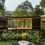 Explore unique summer homes designed to blend with nature, from Costa Rica rainforests to Greece, showcasing sustainable architecture and natural living spaces.