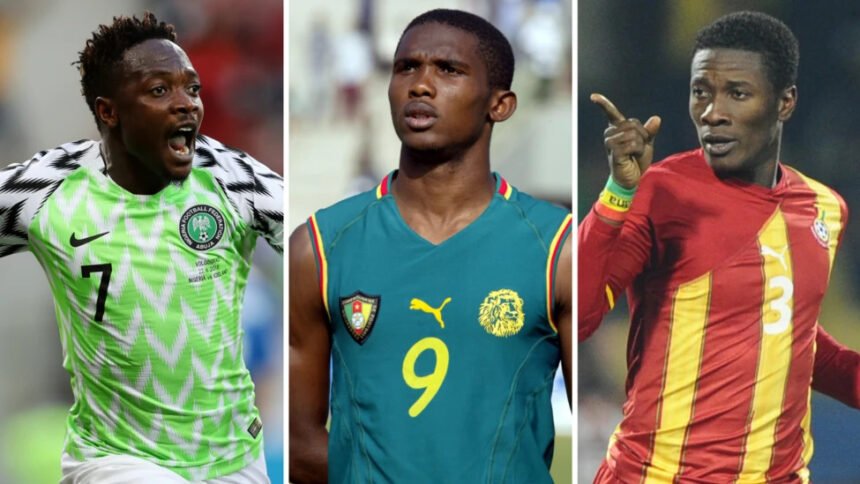 Africa’s Most Iconic World Cup Kits Rewritten Highlights Zaire 1974 Home Kit Zaire’s 1974 World Cup kit stood out for its bold green shirt and yellow shorts combination. The shirt featured a deep collar and a strong V shape neckline that reflected the style of that era. What made it unique was the chest design, which displayed both the country name and the team nickname, Leopards, along with its logo. The design carried strong national identity and pride. Although the team suffered heavy results in the tournament, the kit itself became a lasting symbol of early African presence on the World Cup stage. Modern designers still look back at this kit for inspiration when revisiting classic African football fashion. Algeria 1982 Home Kit Algeria’s 1982 World Cup kit introduced a clean white base with bold green detailing running vertically across the shirt and shorts. The green trim extended into the collar and sleeves, creating a continuous visual flow. The front of the shirt also featured the country name written in Arabic script, which made the design culturally distinctive. This kit came during Algeria’s first World Cup appearance, a period linked with strong national pride and political identity. Produced by a state owned manufacturer at the time, the design later became widely reproduced due to its popularity and simple structure. It remains one of the most recognizable kits among collectors and football fans. Cameroon 1990 Home Kit Cameroon’s 1990 kit is often remembered as one of the most iconic African World Cup designs. The shirt carried a bright green base with red shorts and yellow socks, reflecting the national flag. A large lion graphic sat on the chest, symbolizing strength and confidence. This kit became famous during Cameroon’s historic run to the quarter finals. The team defeated strong opponents and gained global attention. The design is still linked with one of the most memorable African performances in World Cup history. Nigeria 1994 Away Kit Nigeria’s 1994 away kit is widely regarded as one of the most stylish football shirts ever made. It featured a bold pattern with strong visual energy and a fresh modern feel for its time. The design stood out during Nigeria’s impressive World Cup debut, where the team played an attacking and fearless style of football. This kit helped shape Nigeria’s global football identity and is still popular among fans and collectors today. It represents a turning point when African teams began gaining stronger recognition on the world stage.