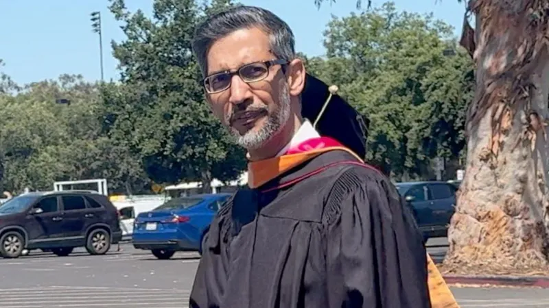 Students walked out during Google CEO Sundar Pichai’s Stanford graduation speech in protest over technology ties