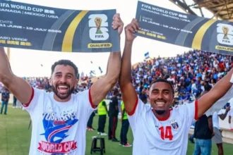 Roberto Lopes, a Dublin born footballer, went from office work in Ireland to representing Cape Verde at the World Cup after being discovered through LinkedIn, marking a remarkable international football journey.