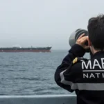 France, with support from the United Kingdom, intercepted a sanctioned Russian shadow fleet oil tanker in the Atlantic,