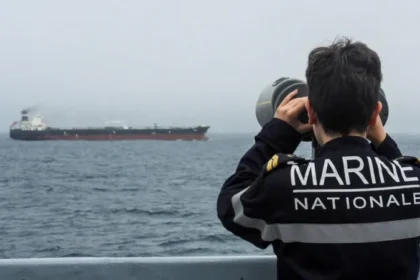 France, with support from the United Kingdom, intercepted a sanctioned Russian shadow fleet oil tanker in the Atlantic,