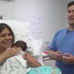 Mum rescued from Venezuela rubble with newborn baby tells BBC how he helped her survive