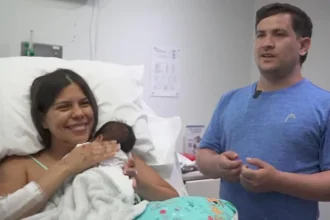 Mum rescued from Venezuela rubble with newborn baby tells BBC how he helped her survive