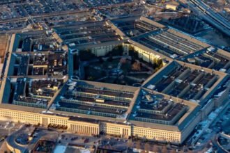 Several Pentagon floors were locked down after an air quality alert triggered a hazmat response and shelter in place order for staff inside the building.