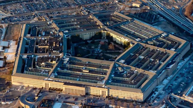 Several Pentagon floors were locked down after an air quality alert triggered a hazmat response and shelter in place order for staff inside the building.