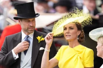 Prince and Princess of Wales attend the second day of Royal Ascot as thousands gather for the summer horse racing event,