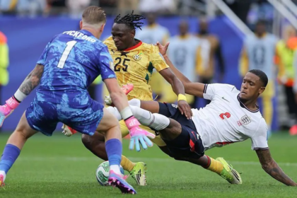 Ghana penalty claim against England