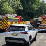 Woman dead and girl, 8, injured as train hits car