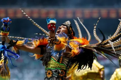 The 2026 FIFA World Cup opens in Mexico City with a colorful ceremony, major music performances, and passionate fans at the historic Azteca Stadium.