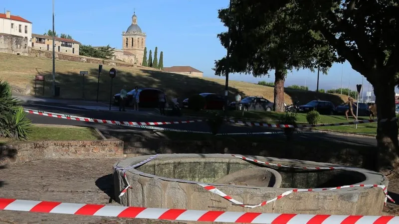 Ciudad Rodrigo fountain collapse
