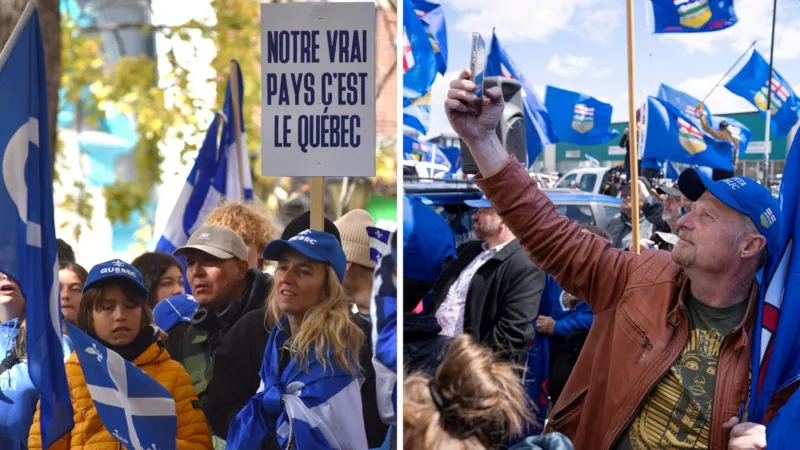 Canada celebrates its 159th birthday as Prime Minister Mark Carney faces growing unity challenges from sovereignty movements in Alberta and Quebec.