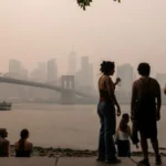 Canada wildfire smoke US air quality