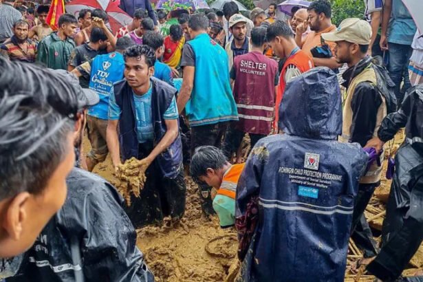 Eight Killed as Landslide Hits Girls' School in Bangladesh Refugee Camp