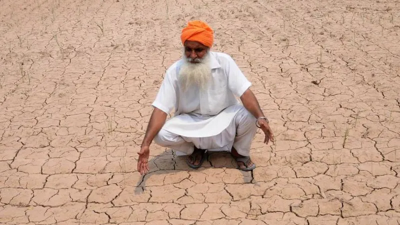 India records its driest June in 12 years, delaying monsoon rains and slowing crop sowing. Farmers face growing challenges, while rice reserves offer temporary relief.