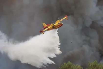 Thousands of firefighters and volunteers battle France wildfires as extreme heat fuels dangerous flames