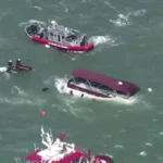 Boat capsizes near Alcatraz Island