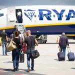 Ryanair profits drop