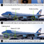 Trump secret plane swap in Turkey was reportedly linked to an Iranian threat, with the president moved from Air Force One to a military aircraft.